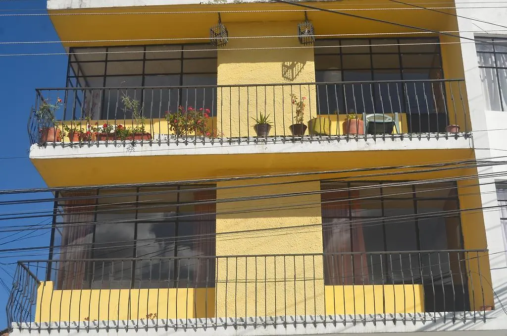 The Quito Guest House With Yellow Balconies For Travellers