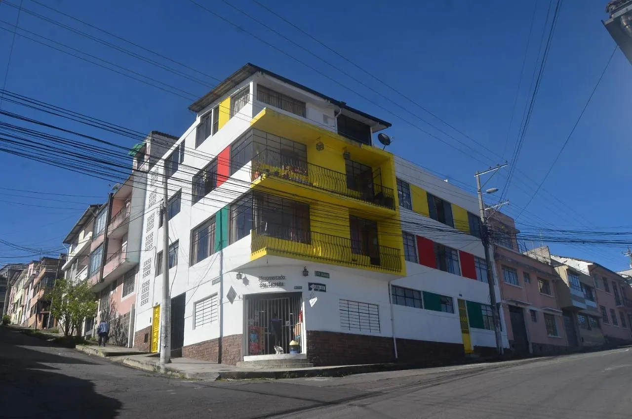 The Quito Guest House With Yellow Balconies For Travellers